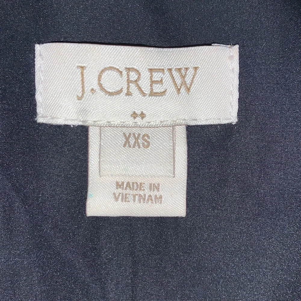 J. Crew Puffer Vest, Herringbone Print, sz XXS.